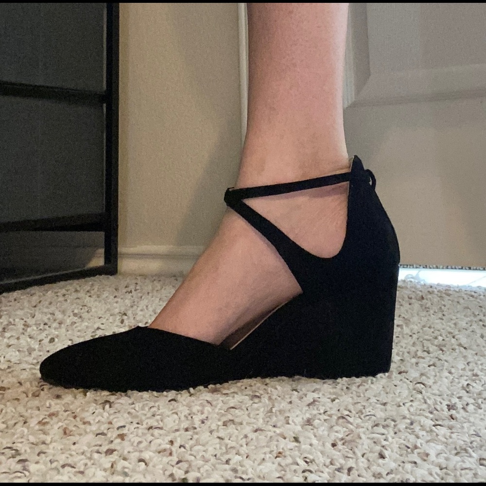 Cole Haan Lacey Ankle Strap Wedge Pump